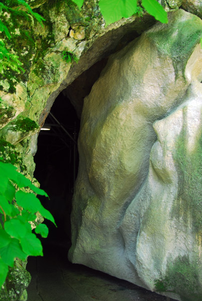 Secret entrance to the Venus Grotto, Linderhof