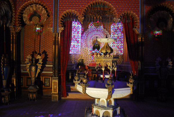 Interior of the Moorish Kiosk, Schloßpark Linderhof