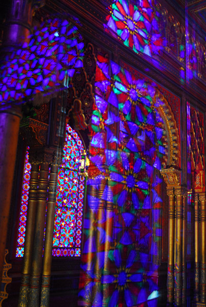 Stained glass, Moorish Kiosk, Linderhof Palace