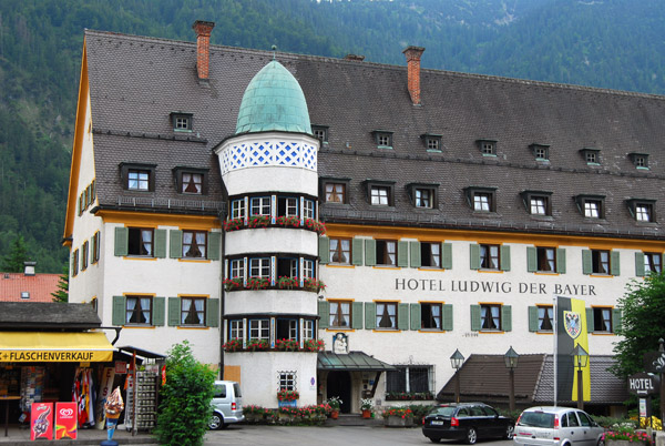 Hotel Ludwig der Bayer, named after the founder of Kloster Ettal