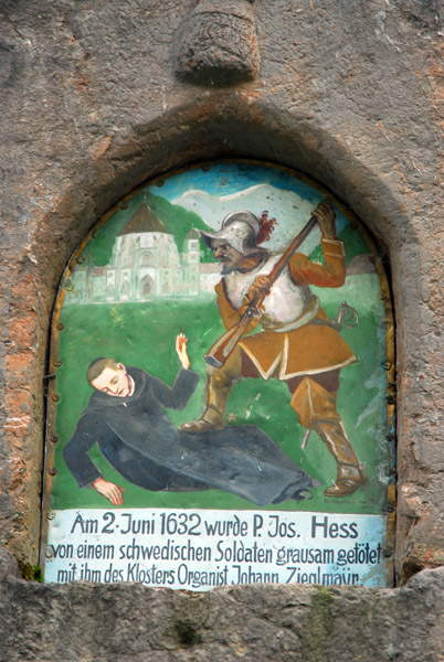 2 July 1632 -Ettal monk Josef Hess killed by Swedish soldier