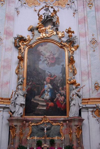 St. Catherine altar, Kloster Ettal