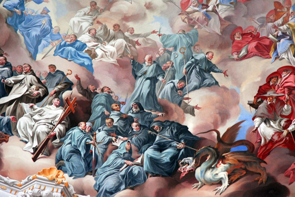 Kloster Ettal - ceiling fresco, 1769