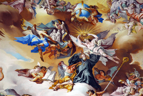 Kloster Ettal - ceiling fresco, 1769