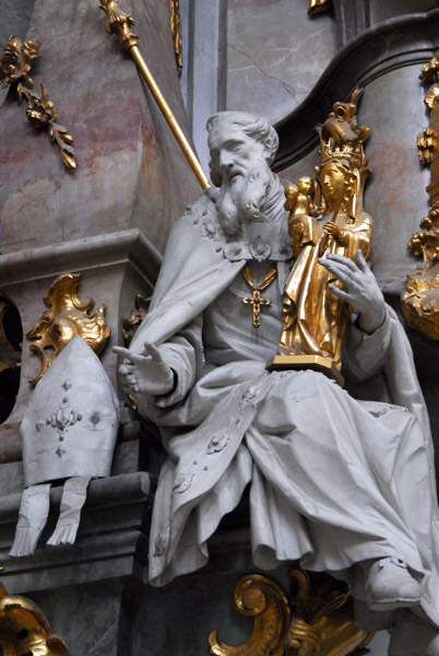 Kloster Ettal, pulpit detail