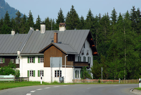 Along the road from Linderhof to Reutte in Tirol, Austria