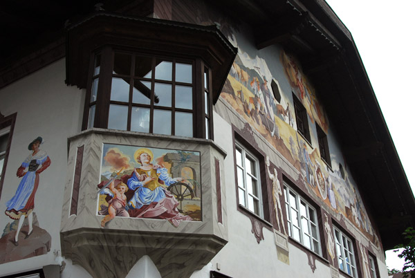 Lüftlmalerei - Am Kurpark, Garmisch-Partenkirchen