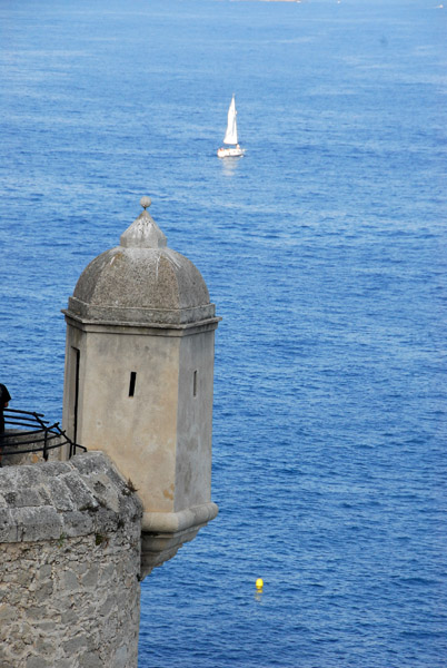 Old fortifications overlooking the sea Monaco