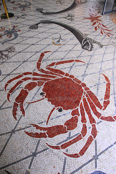 Mosaic floor of the Monaco Oceanographic Museum