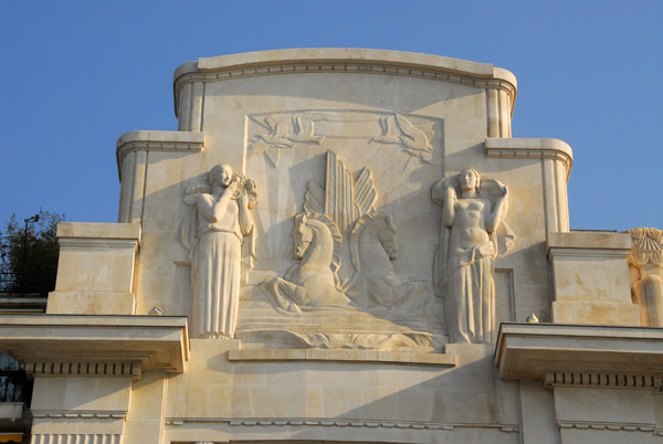Detail of the Palais de la Méditerranée, Nice