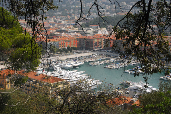 Port of Nice from Castle Hill