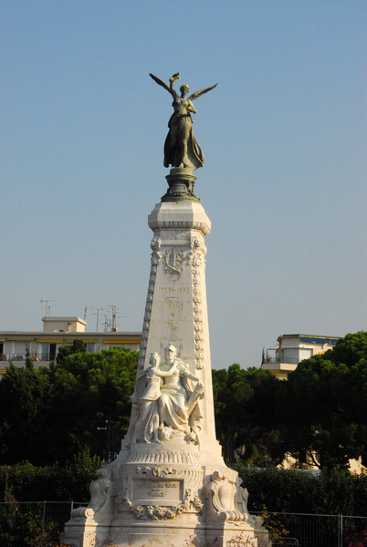 Monument to the annexation of Nice by France in 1860