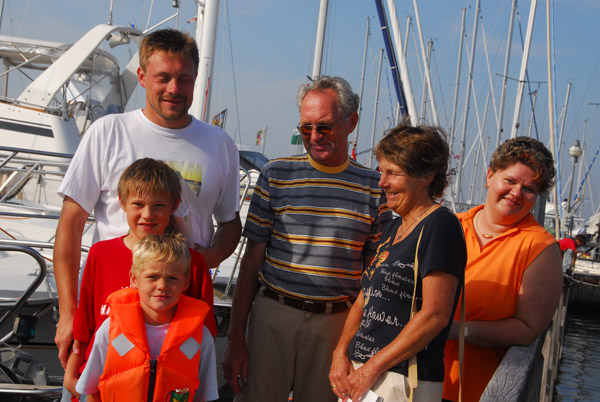 Jan, Leif, Fynn-Erik, Peter, Käthi, Birgit