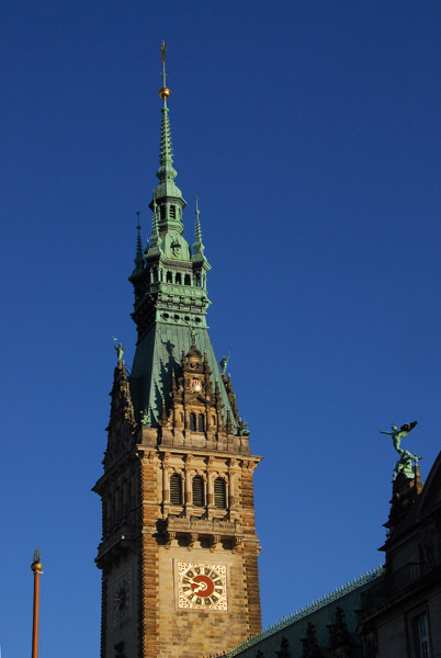 Rathausturm - City Hall Tower, Hamburg