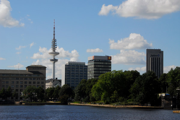 Binnenalster, Hamburg Fernsehturm