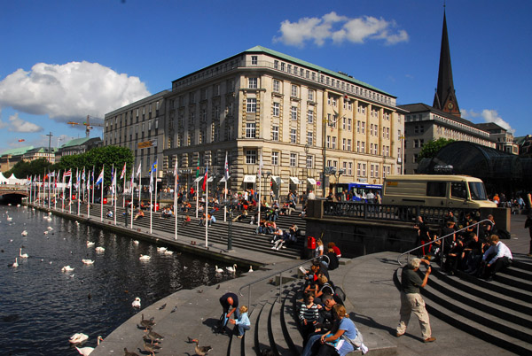 Kleine Alster, Rathausmarkt, Hamburg