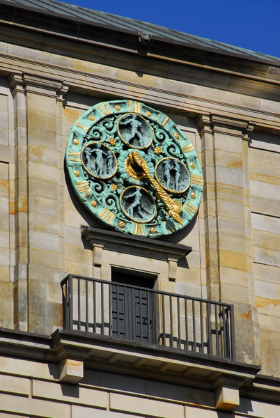 Stock exchange clock tower, Brsenbrcke, Hamburg