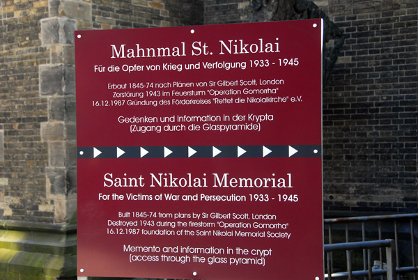 Mahnmal St. Nikolai - Memorial, Hamburg