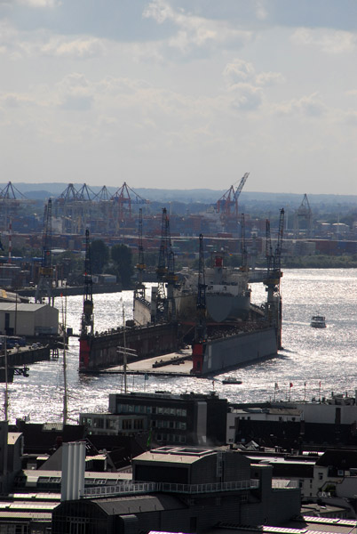 Floating drydock, Port of Hamburg