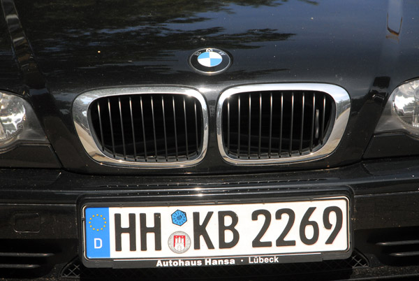 German license plate, Hamburg