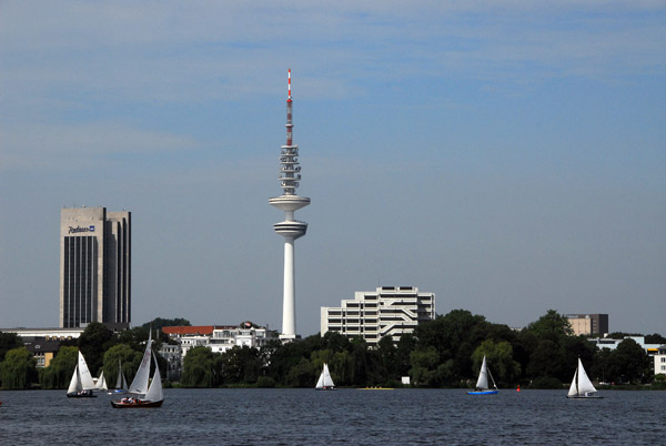 Hamburg - Outer Alster Lake, Auenalster