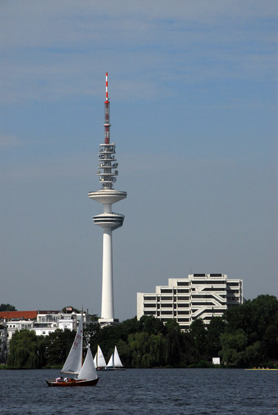 Hamburg - Auenalster, Fernsehturm