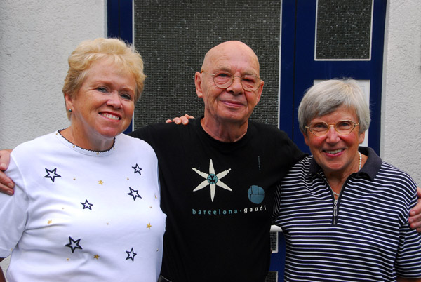 Mom with Leif's parents, Uwe & Ula Hasse, Hamburg
