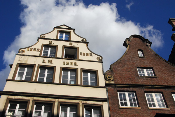 Old house dated 1698, Deichstrae, Hamburg