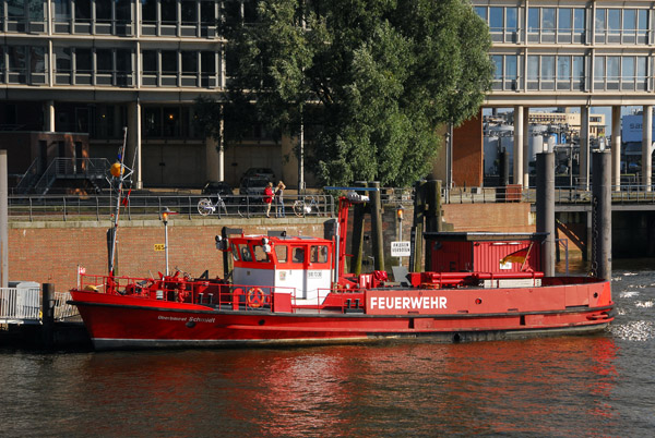 Feuerwehr museum boat - Oberbaurat Schmidt, Hamburg