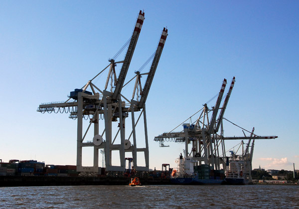 Tollerort Container Terminal, Port of Hamburg