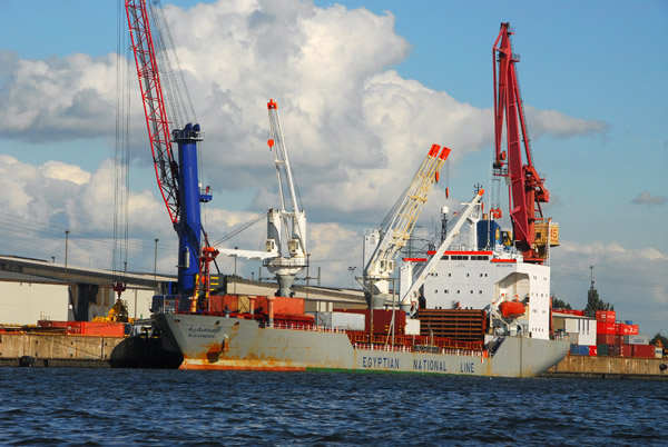 Egyptian National Line MV Alexandria (IMO 8810944) Port of Hamburg