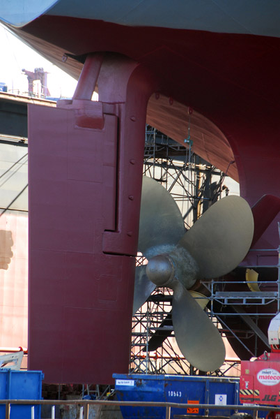 Propeller of the MV Eden Maru, Blohm + Voss, Hamburg