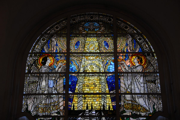 Stained glass window, Michaeliskirche, Hamburg