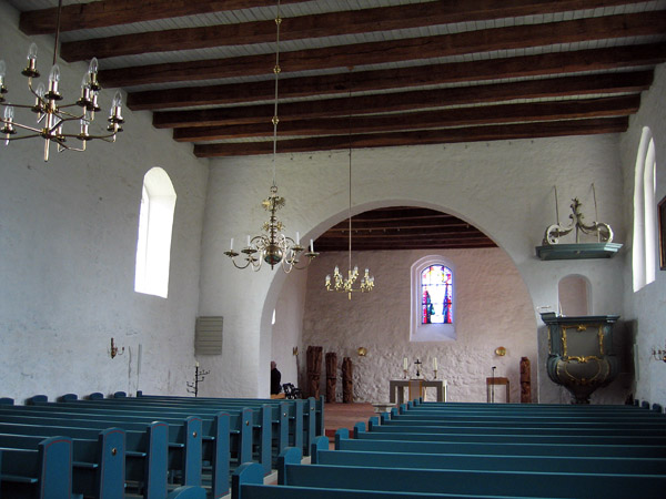 Interior of the parish church, Bornhved