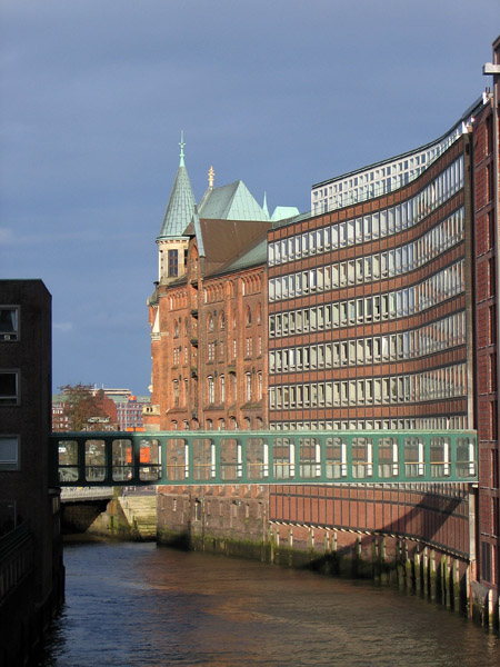 Speicherstadt canal, Hamburg