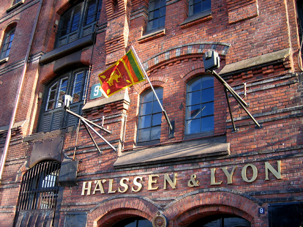 Hlssen & Lyon - Sri Lankan importers, Speicherstadt-Hamburg