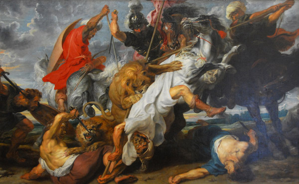 Peter Paul Rubens - Lion Hunt - Löwenjagd