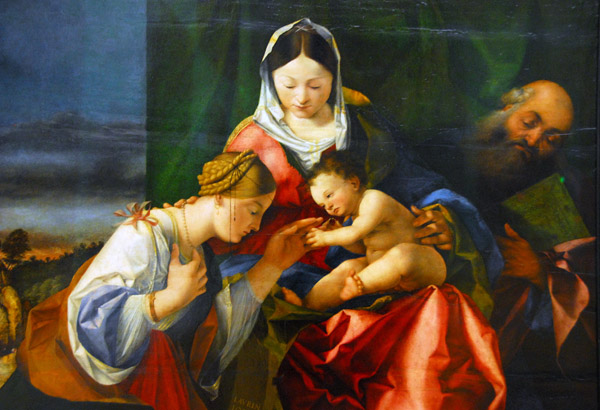 Lorenzo Lotto (1450-1556) Die Mystische Vermählung der Hl. Katharina
