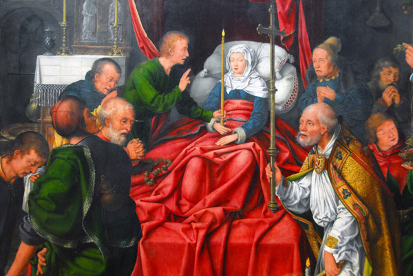 Joos Van Cleve the Elder - Altar of the Death of Mary - Flügelaltar Der Tod Mariae