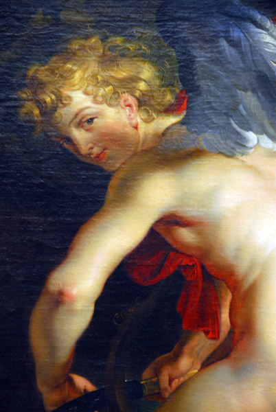 Peter Paul Rubens (1577-1640) Cupid Carves the Bow - Amor schnitzt den Bogen