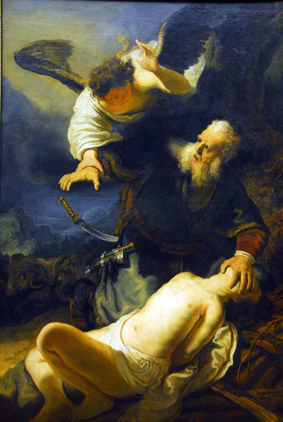 Rembrandt (1606-1669) Sacrifice of Issac - Isaaks Opferung