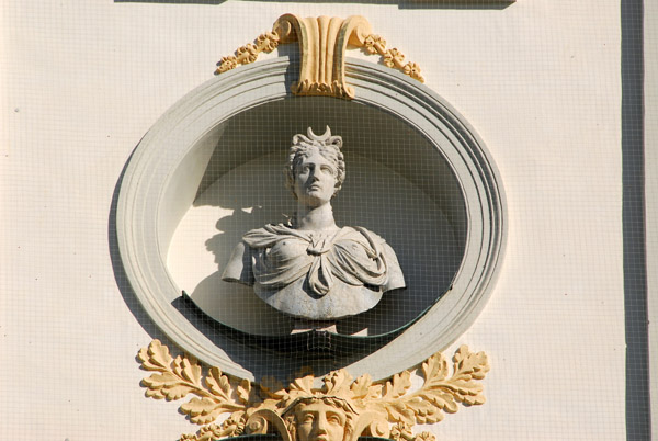 Bust on the western facade of Nymphenburg Palace