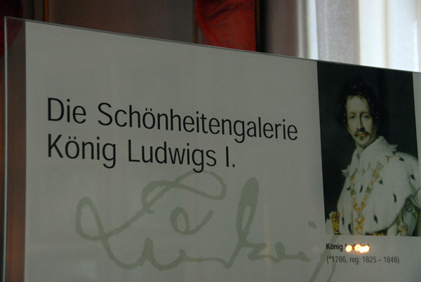 Die Schheitengalerie Knig Ludwigs I, Schlo Nymphenburg