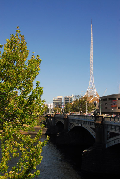 Art Centre Tower & Princes Bridge