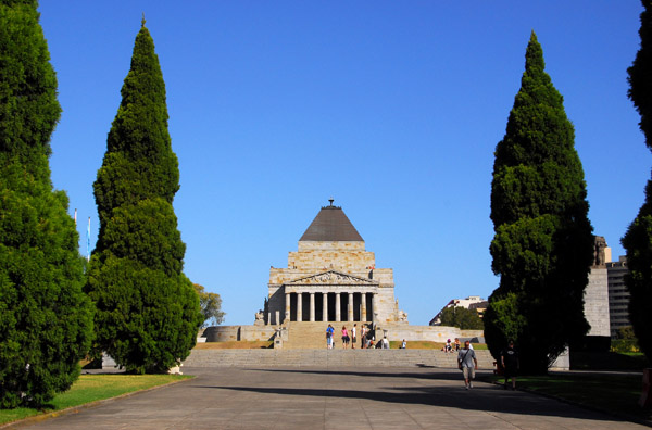 Shrine of Remembrance - war memorial, Melbourne