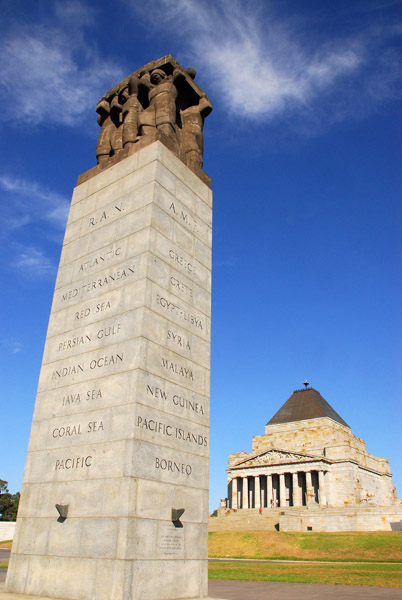 Shrine of Remembrance and Cenotaph