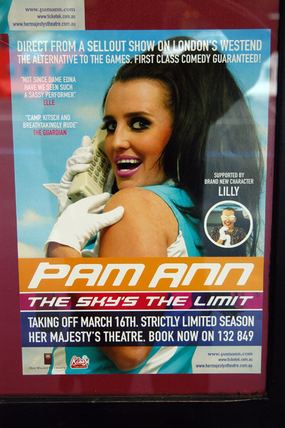 Pam Ann show, Melbourne