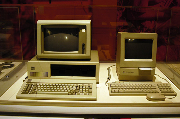 Original IBM PC and Macintosh Classic II