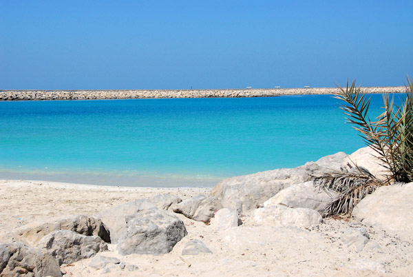 Blue gulf water, Ras al Akhdar, Abu Dhabi