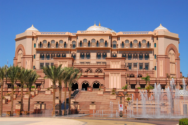 Main facade, Emirates Palace Hotel, Abu Dhabi